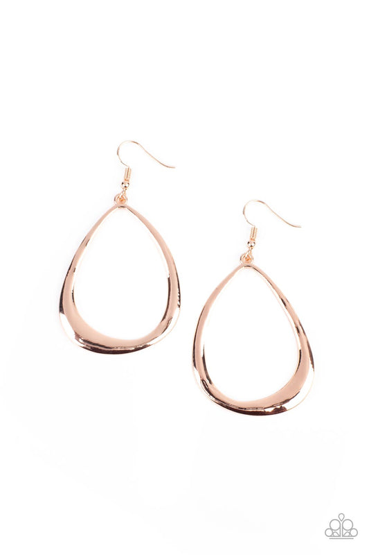 ARTISAN Gallery - Rose Gold Earrings - Paparazzi Accessories