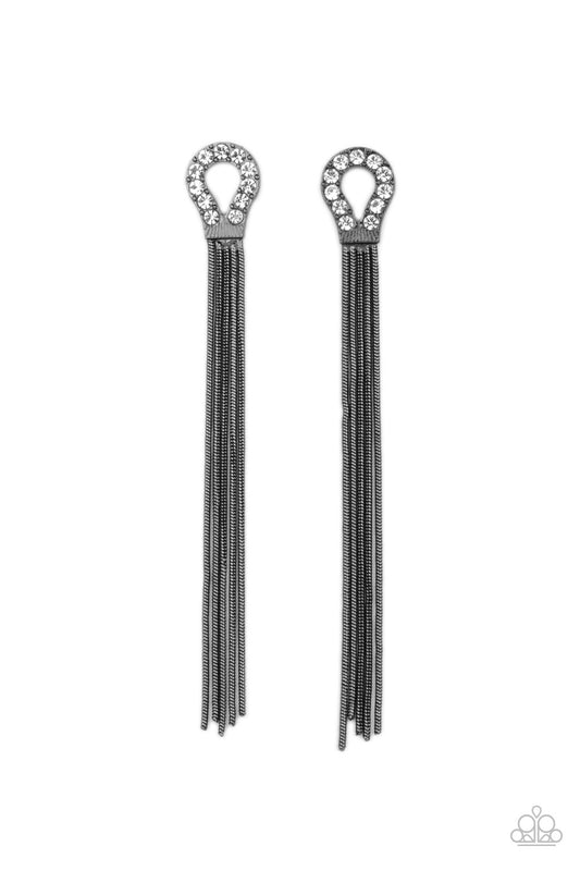 Dallas Debutante - Black Earrings