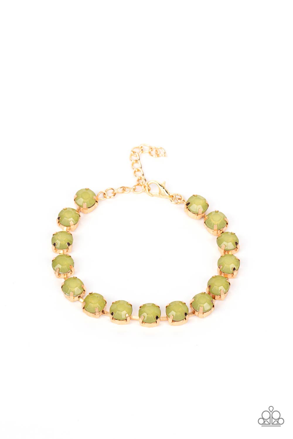 Dreamy Debutante - Green Bracelet - Paparazzi Accessories