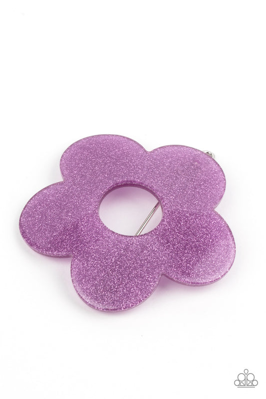 Flower Child Garden - Purple Hair Clip