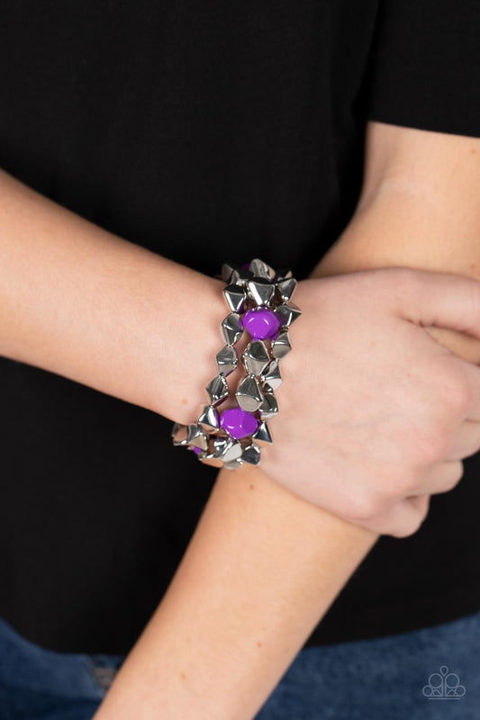 A Perfect TENACIOUS - Purple Bracelet - Paparazzi Accessories
