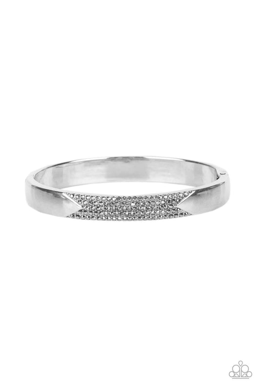 Radiant Edge - Silver Bracelet - Paparazzi Accessories