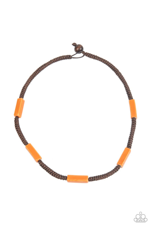Tropical Tycoon - Orange Necklace