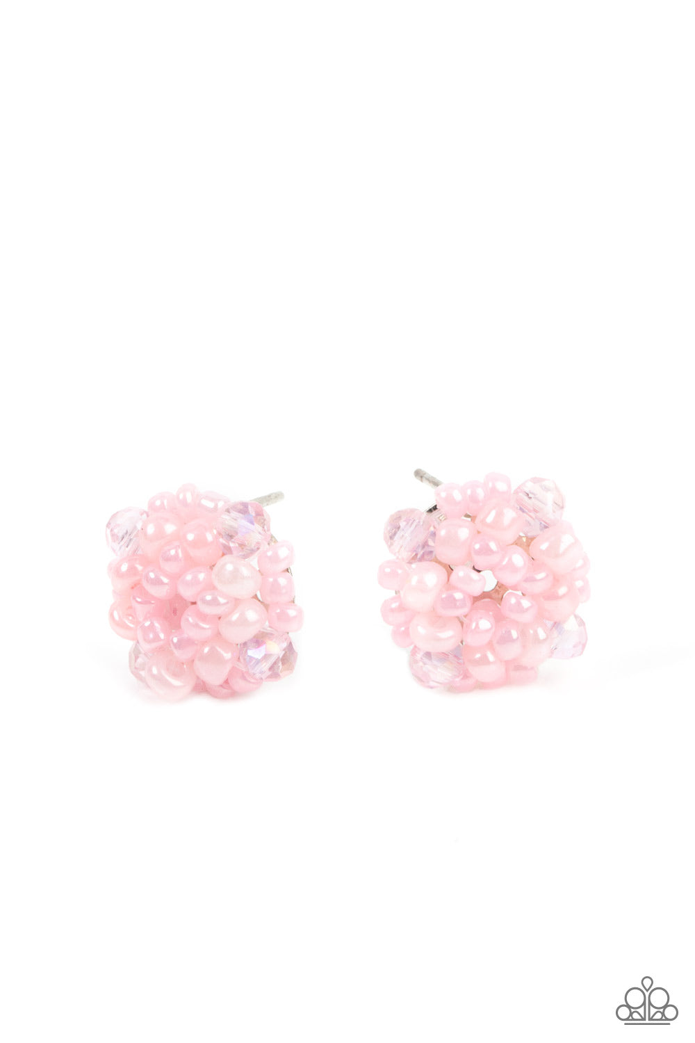 Bunches of Bubbly - Pink Earrings