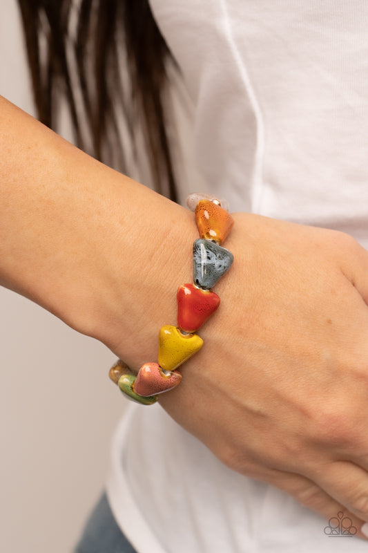 SHARK Out of Water - Multi Bracelet - Paparazzi Accessories