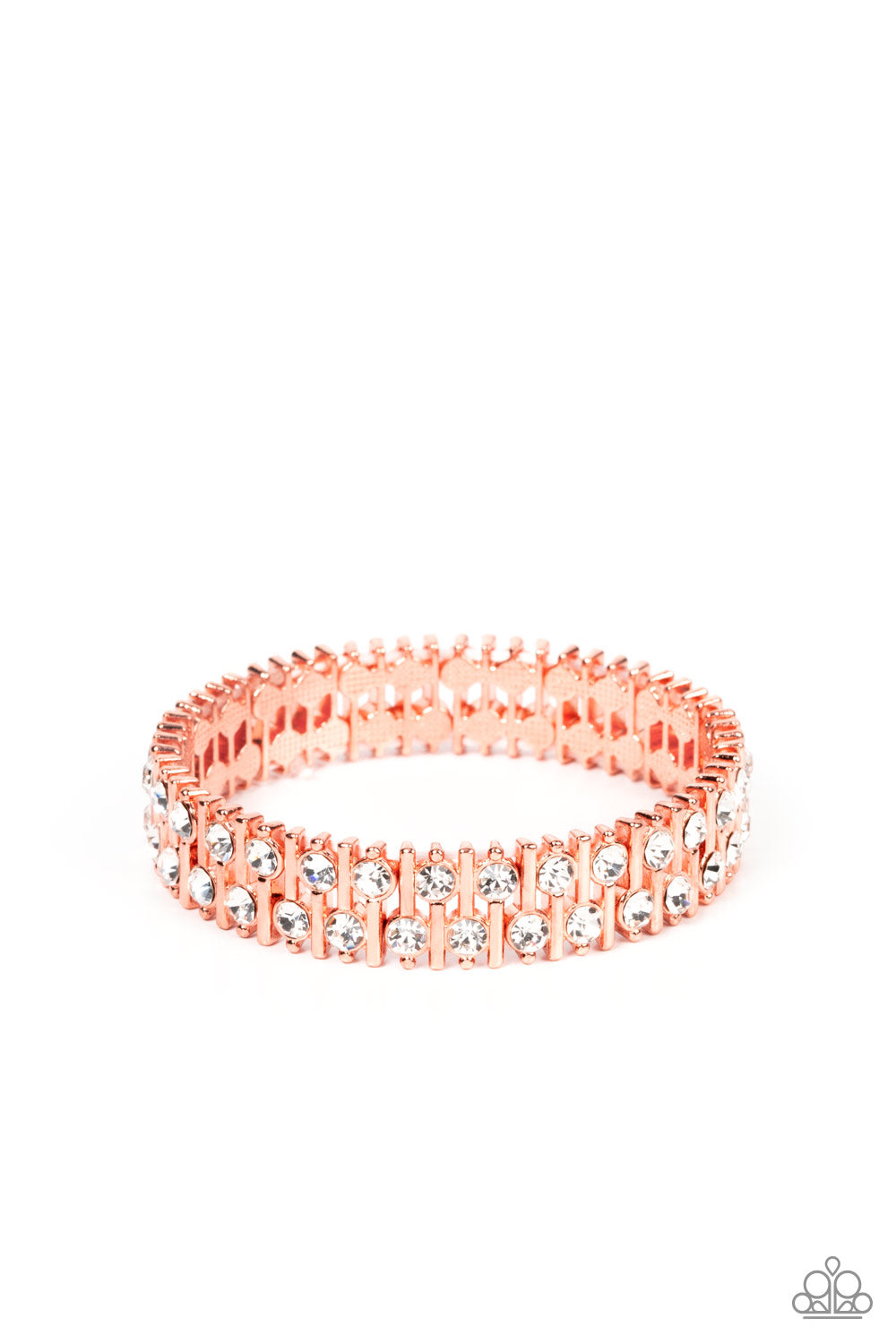 Generational Glimmer - Copper Bracelet - Paparazzi Accessories