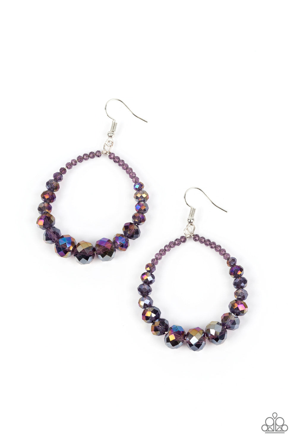 Astral Aesthetic - Purple Earrings - Paparazzi Accessories