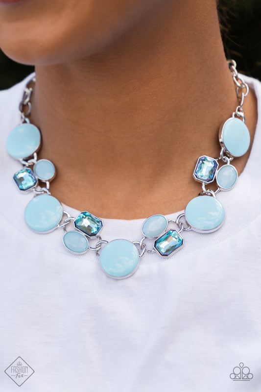Dreaming in MULTICOLOR - Blue Necklace