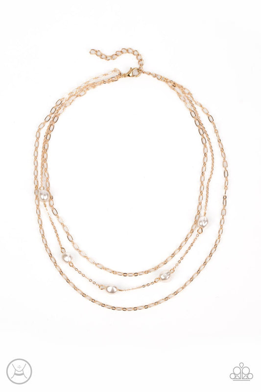 Offshore Oasis - Gold Necklace - Paparazzi Accessories