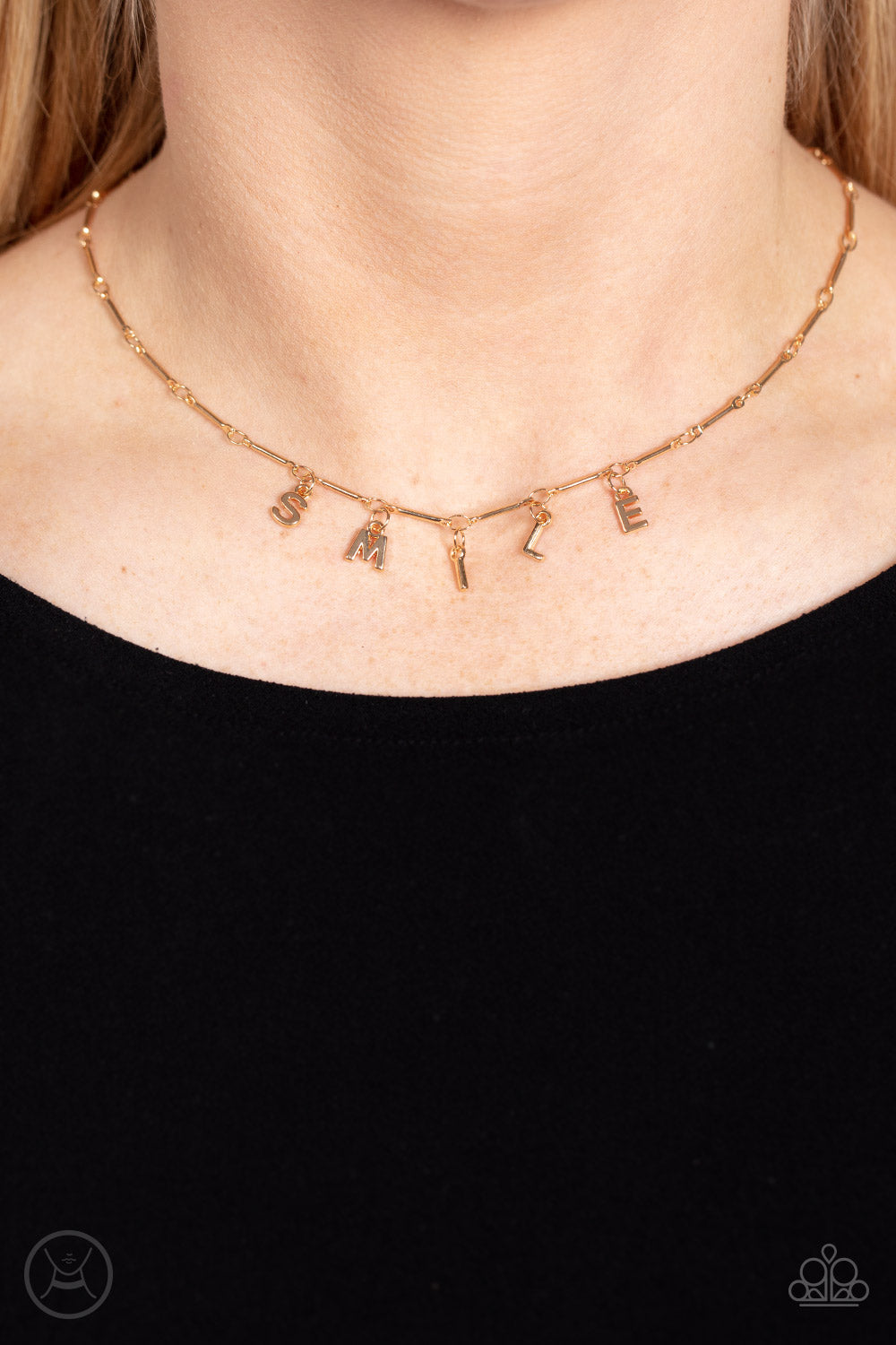 Say My Name - Gold Necklace - Paparazzi Accessories