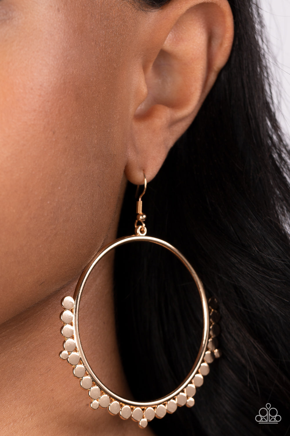 Ultra Untamable - Gold Earrings - Paparazzi Accessories