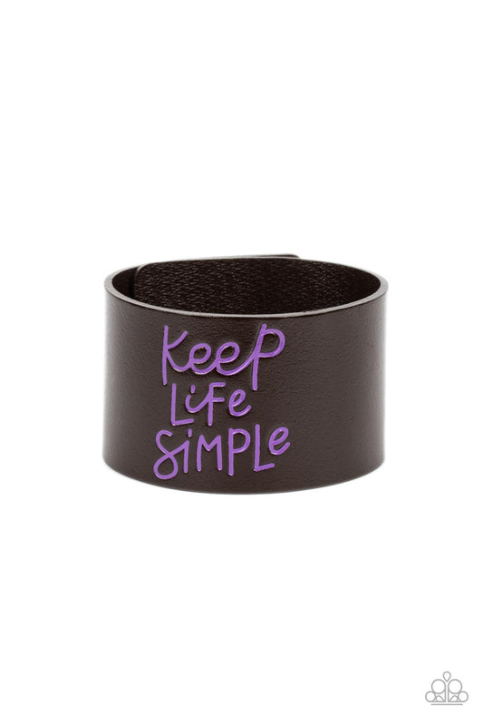 Simply Stunning - Purple Bracelet - Paparazzi Accessories
