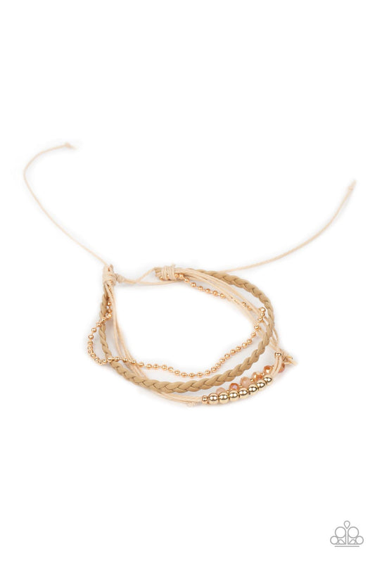 Intergalactic Gamechanger - Gold Bracelet - Paparazzi Accessories