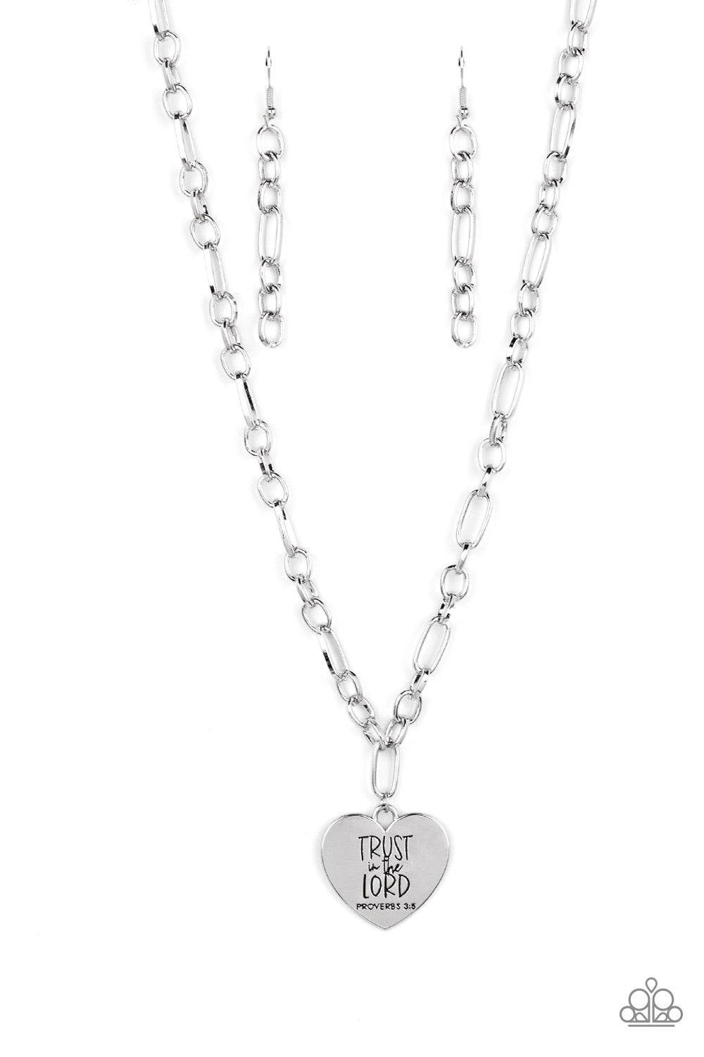 Perennial Proverbs - Silver Necklace - Paparazzi Accessories