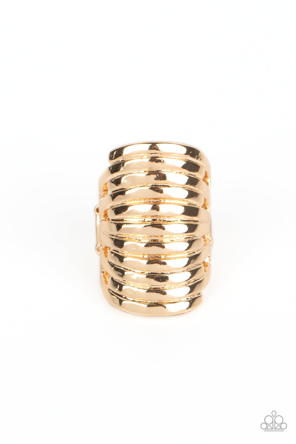 Imperial Glory - Gold Ring - Paparazzi Accessories