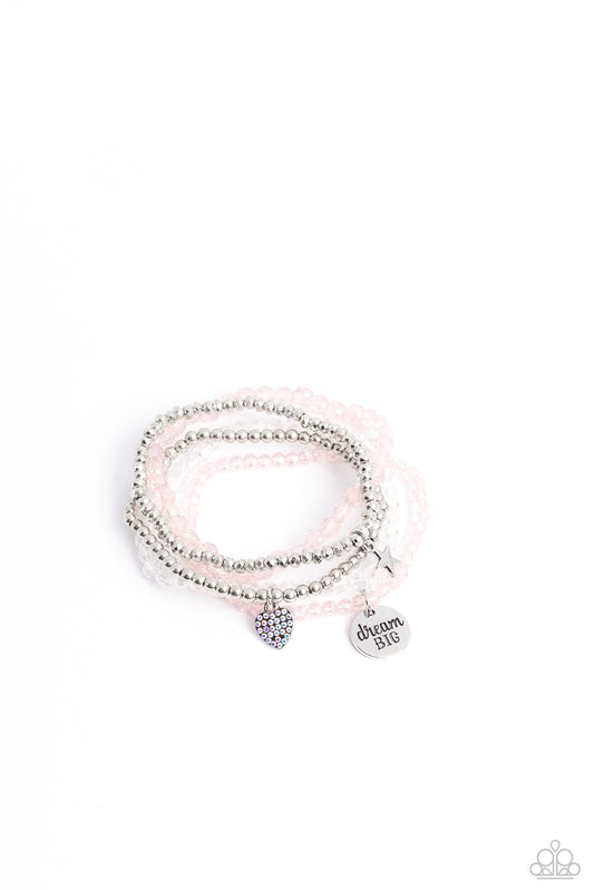 Teenage DREAMER - Pink Bracelet - Paparazzi Accessories