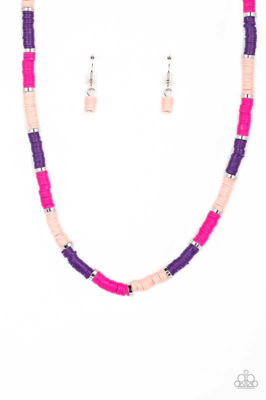 Rainbow Road - Pink Necklace - Paparazzi Accessories