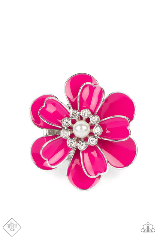 Budding Bliss - Pink Ring - Paparazzi Accessories