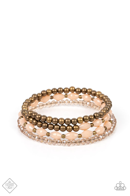 Celestial Chapter - Brass Bracelet - Paparazzi Accessories