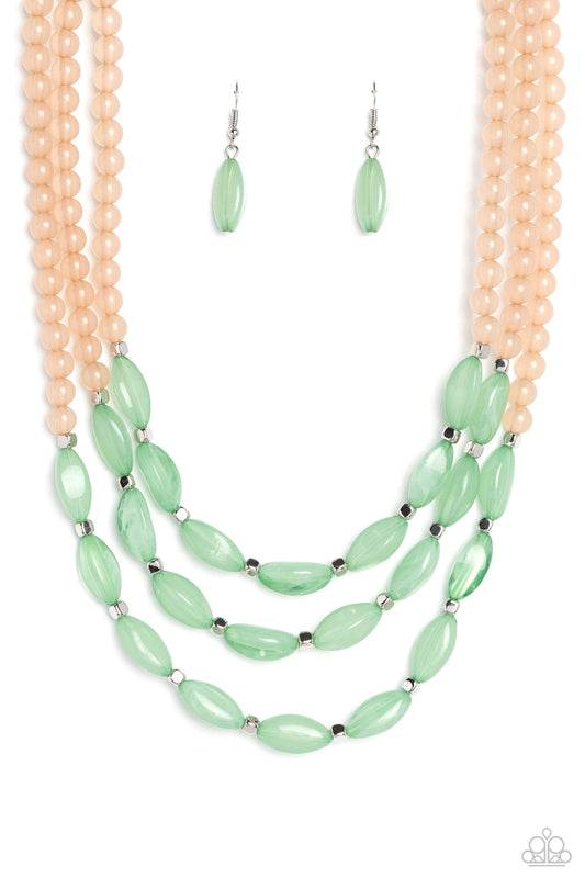I BEAD You Now - Green Necklace - Paparazzi Accessories