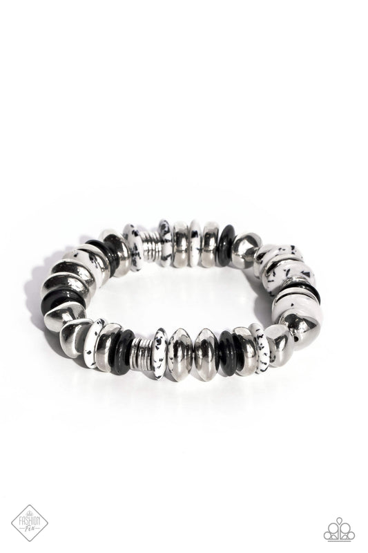 Harmoniously High-End - Black Bracelet - Paparazzi Accessories