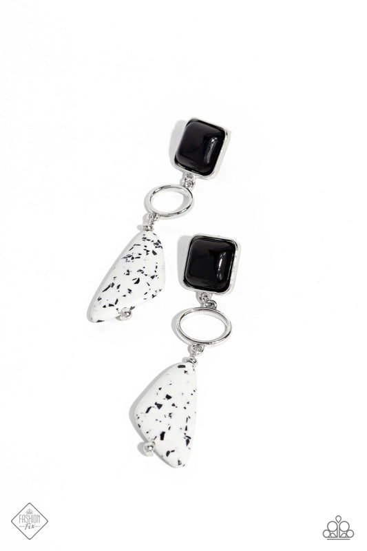 High-End Hallmark - Black Earrings - Paparazzi Accessories