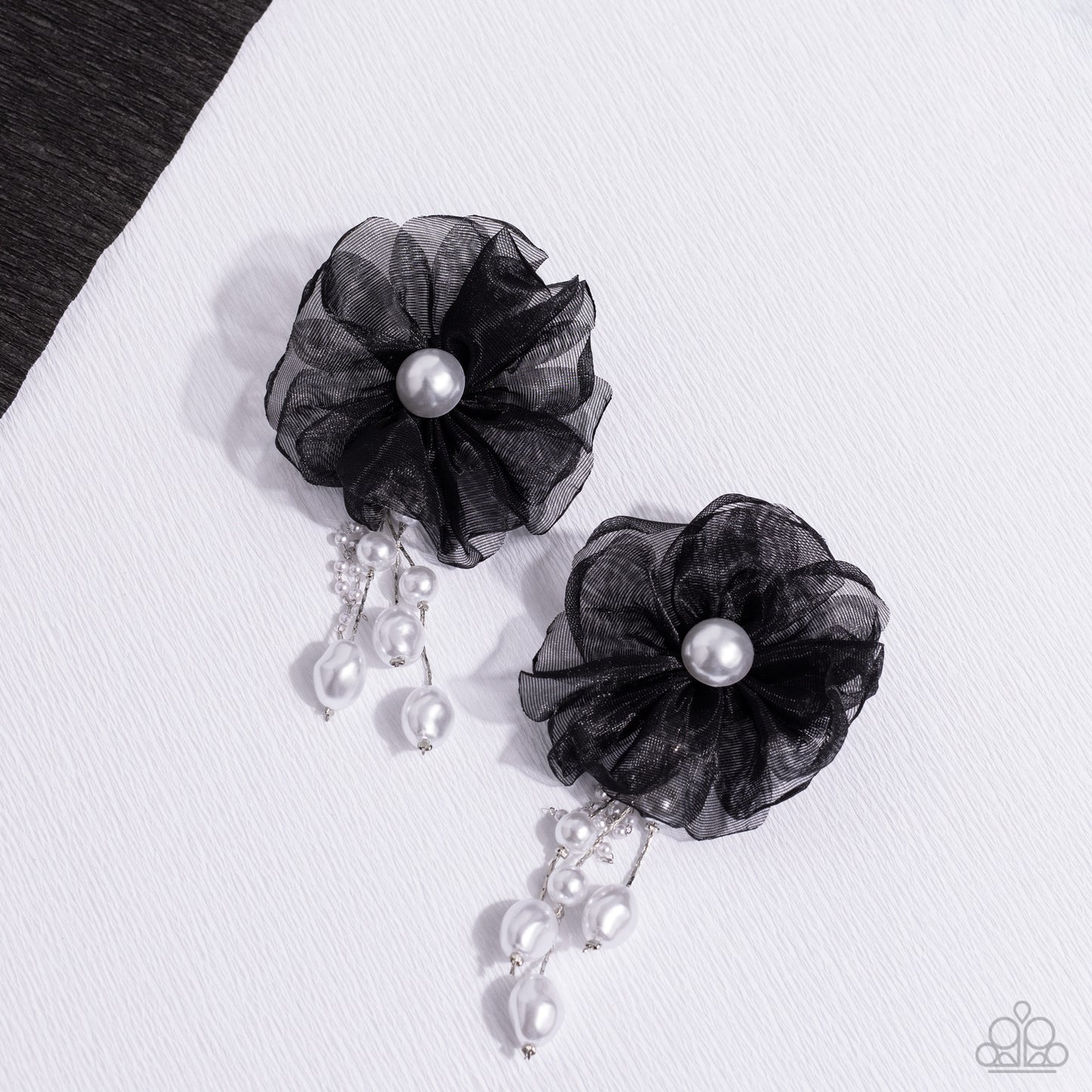 Dripping In Decadence - Black Earrings - Paparazzi Accessories