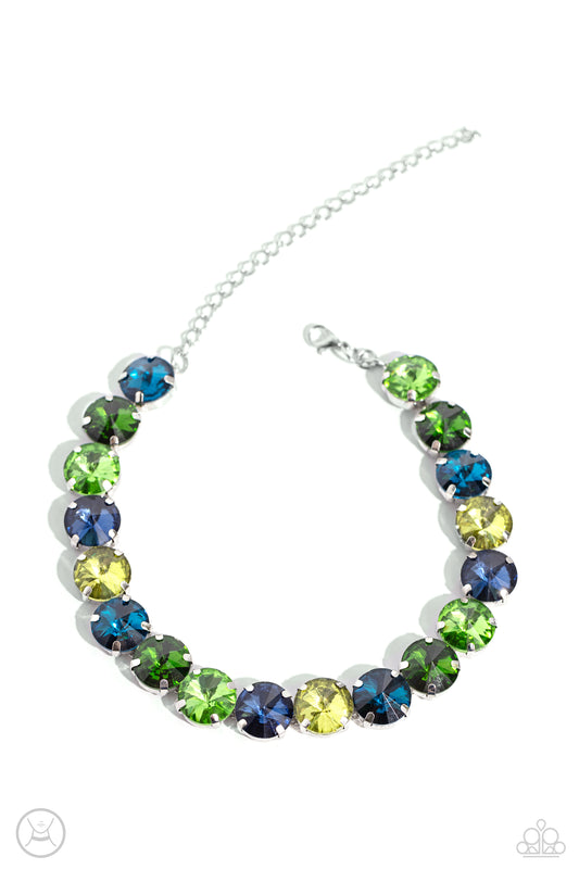 Alluring A-Lister - Green Bracelet - Paparazzi Accessories
