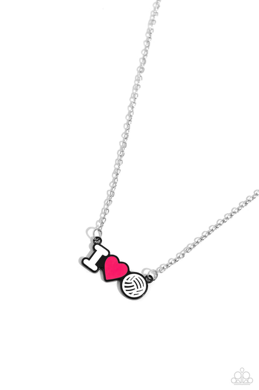 Meet Me at the Net - Pink Necklace - Paparazzi Accessories